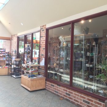 Colliers Crystals - Outside in the arcade looking down the hall towards the shop. - Gift Shops Near Me - Blackheath, NSW