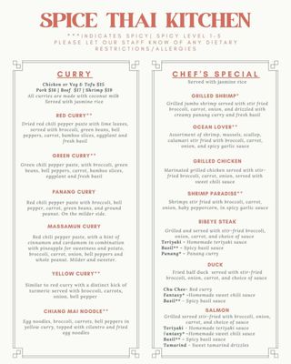 Menu photo 3 Spice Thai Kitchen Media, PA