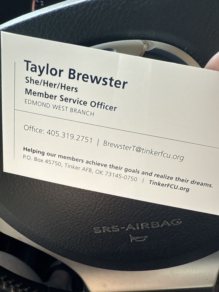TINKER FEDERAL CREDIT UNION Updated July 2025 13 Reviews 1401 N