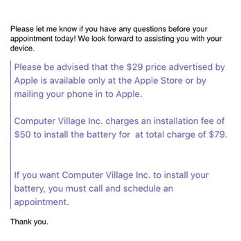 Computer Village - Email from Computer Village sent at 10:08am. Appointment was at 10:20am - IT Services & Computer Repair Near Me - Rapid City, South Dakota Computer Village - Email from Computer Village sent at 10:08am. Appointment was at 10:20am - IT Services & Computer Repair Near Me - Rapid City, South Dakota