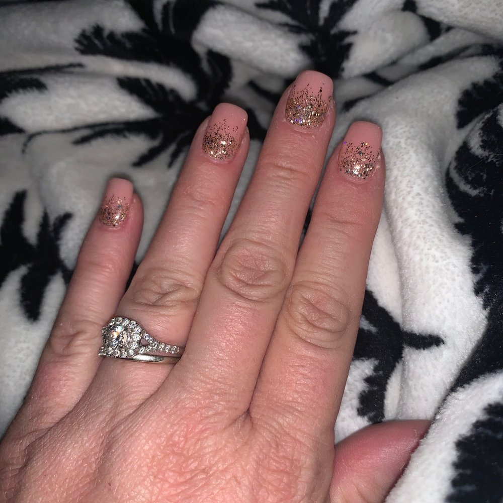 Pink ombré dip Pink ombré dip