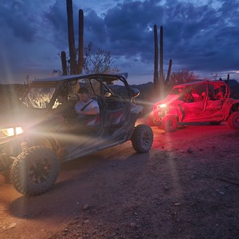 Phoenix Off-Road Adventures - When the sunsets, the lights cone on!! - ATV Rentals/Tours Near Me - Glendale, Arizona Phoenix Off-Road Adventures - When the sunsets, the lights cone on!! - ATV Rentals/Tours Near Me - Glendale, Arizona