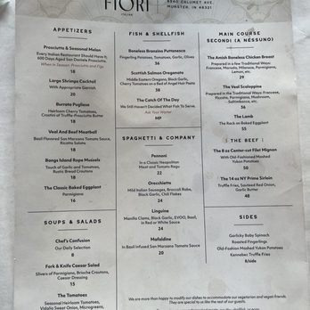 Fiori Italian - Menu - Italian Near Me - Munster, Indiana Fiori Italian - Menu - Italian Near Me - Munster, Indiana