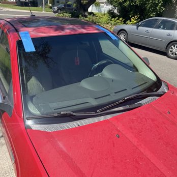 Safe Seal Auto Glass - Windshield replacement on a 2008 Ford Focus. - Auto Glass Services Near Me - West Covina, California Safe Seal Auto Glass - Windshield replacement on a 2008 Ford Focus. - Auto Glass Services Near Me - West Covina, California