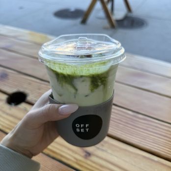 Offset Coffee Roasters - Strawberry matcha- not bad but wouldn't order again. Cant really taste the strawberry - Coffee & Tea Near Me - El Segundo, California