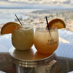 The Loupe Lounge - View from The Loupe Lounge (rotating glass floor)