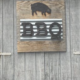 Sign outside
