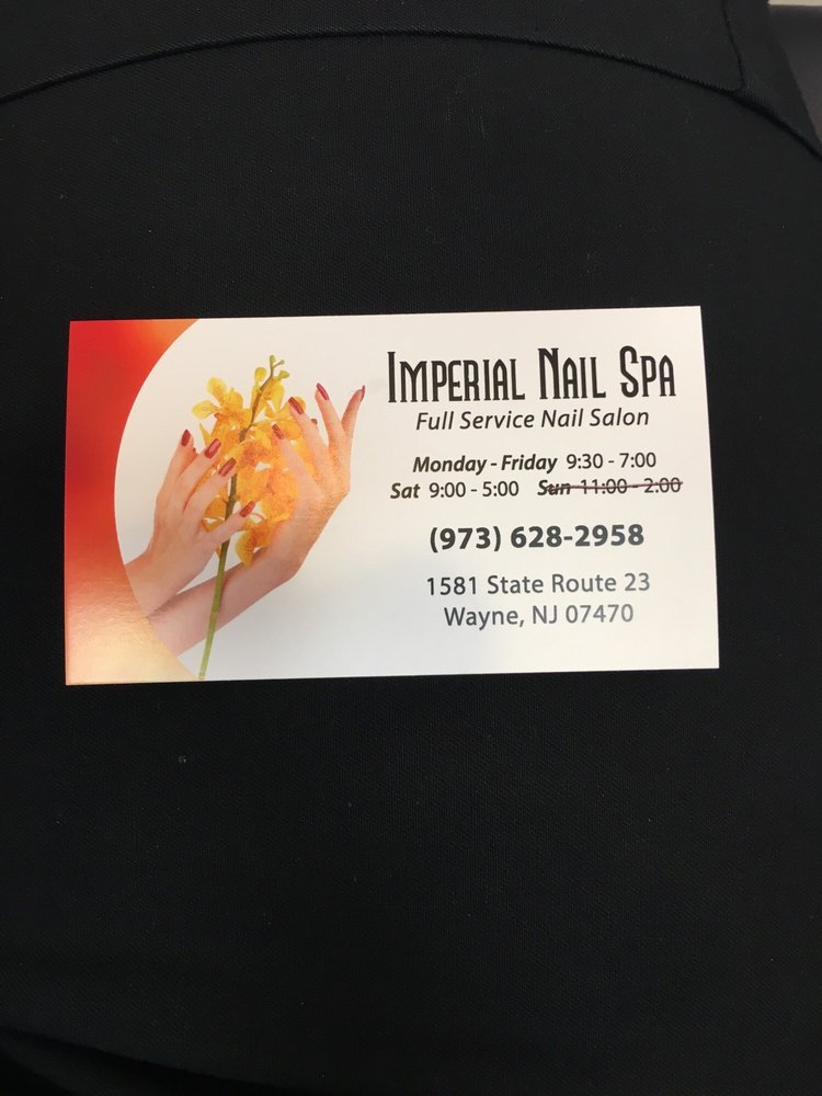 IMPERIAL NAIL SALON Updated September 2024 1581 Rte 23 S, Wayne