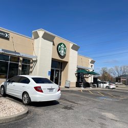 Starbucks - The front of the store on the way to the drive-thru...