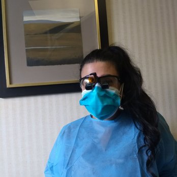 Sara Zeidan, DDS - Dr. Zeidan wearing the heavy duty mask, and dental examination goggles - General Dentistry Near Me Sara Zeidan, DDS - Dr. Zeidan wearing the heavy duty mask, and dental examination goggles - General Dentistry Near Me