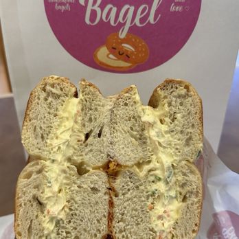 Best Bagel - Jalapeño with veggie cream cheese - Bagels Near Me - Seabrook, New Hampshire Best Bagel - Jalapeño with veggie cream cheese - Bagels Near Me - Seabrook, New Hampshire
