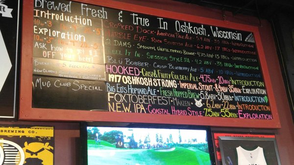 Menu photo 5 Fox River Brewing Oshkosh, WI