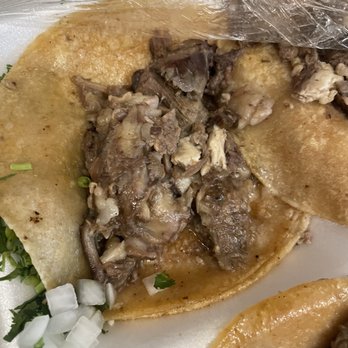 Cesar's Tacos - Dallas - Barbacoa???? This is the fat you pick off the meat - Mexican Near Me - Dallas, Texas