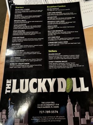 Menu photo 4 Lucky Dill Deli Palm Harbor, FL