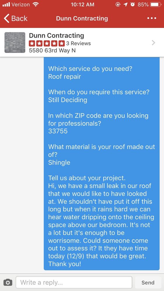 Slide of Dunn Contracting