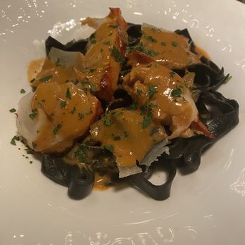 Partage - Squid ink pasta with lobster - French Near Me - Las Vegas, Nevada Partage - Squid ink pasta with lobster - French Near Me - Las Vegas, Nevada