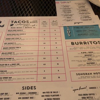 Diego Pops - Menu - Cocktail Bars Near Me - Scottsdale, Arizona