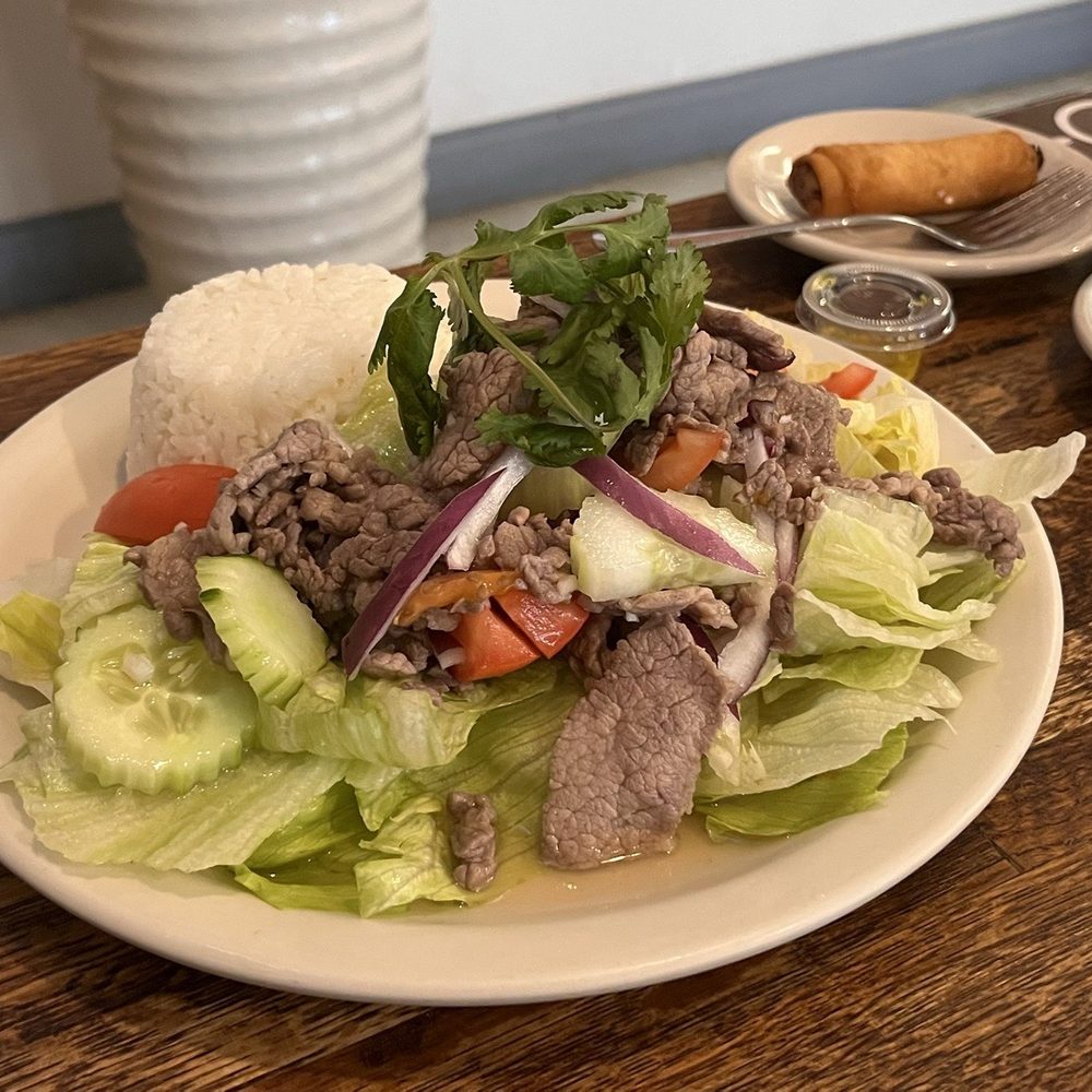 Thai House2 Restaurant - Yum Yum Salad with boiled beef - Thai Near Me - San Antonio, Texas