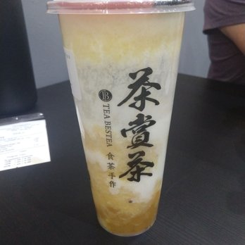 Bestea & The Loop Cake - Pineapple green tea with cheese foam - Bubble Tea Near Me - Gainesville, Florida Bestea & The Loop Cake - Pineapple green tea with cheese foam - Bubble Tea Near Me - Gainesville, Florida