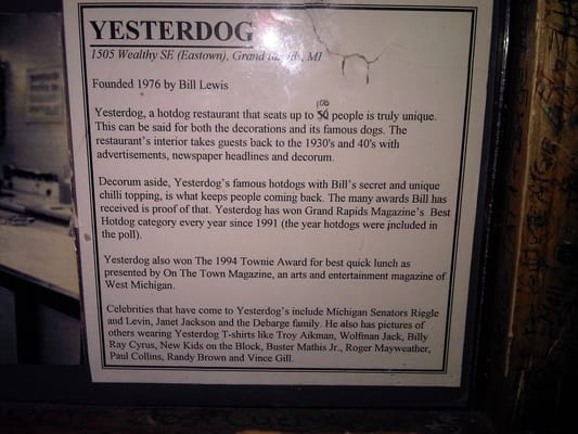 Menu photo 3 Yesterdog Grand Rapids, MI Menu photo 3 Yesterdog Grand Rapids, MI