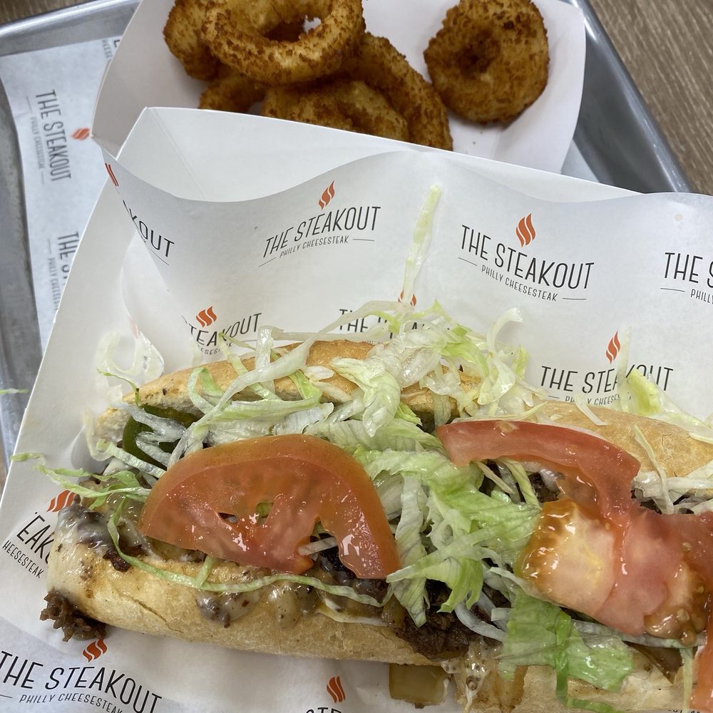 The Steakout - The Steakout, onion rings - Cheesesteaks Near Me - Fair Oaks, California