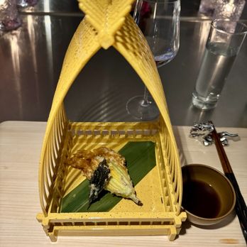 Ling Kitchen - Zucchini flower with tofu and shrimp - Diners Near Me - Austin, Texas