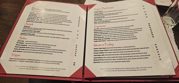 Menu photo 1 Spice Symphony New York, NY Menu photo 1 Spice Symphony New York, NY