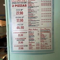Restaurant Centrale Pizzeria - Menu