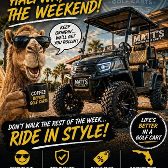 Matt's Custom Golf Carts - There's always HUMMMPPP DAYYY - Golf Cart Dealers Near Me - Stuart, Florida Matt's Custom Golf Carts - There's always HUMMMPPP DAYYY - Golf Cart Dealers Near Me - Stuart, Florida
