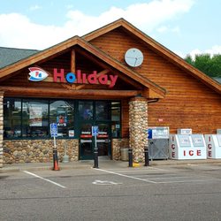 Holiday Station Store - View from gas pumps