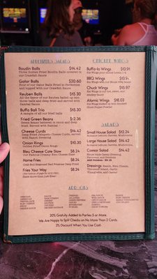 Menu photo 1 Buffa's Bar & Restaurant New Orleans, LA