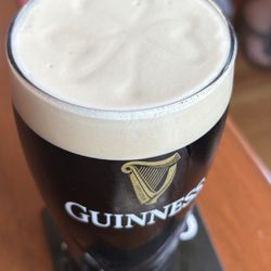 The Irish Harp Pub - Guinness with adornment