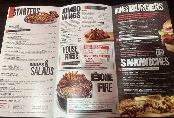 Menu photo 8 Smokey Bones Utica, MI