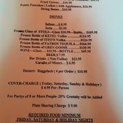 Photo of Sammy's Roumanian Steakhouse - New York, NY, United States. Menu