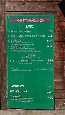 Menu photo 3 Poncho & Lefkowitz Mount Shasta, CA Menu photo 3 Poncho & Lefkowitz Mount Shasta, CA