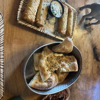 Chef's Table - Crispy Filo Rolls & Complimentary Bread - Turkish Near Me - Helotes, Texas