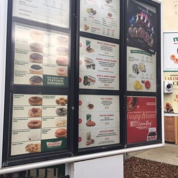 Krispy Kreme - The menu - Donuts Near Me - Concord, California