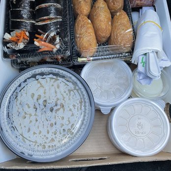 Jongro Kimbap - My take out order needed a box lid - Korean Near Me - La Palma, California