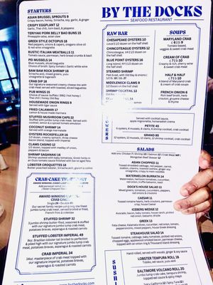 Menu photo 7 By The Docks Restaurant Middle River, MD Menu photo 7 By The Docks Restaurant Middle River, MD