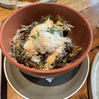 Whiskey Cake Kitchen And Bar - Flash Fried Brussels Sprouts - New American Near Me - Stafford, Texas Whiskey Cake Kitchen And Bar - Flash Fried Brussels Sprouts - New American Near Me - Stafford, Texas