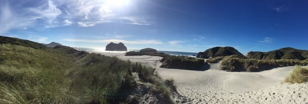 Wharariki Beach by null