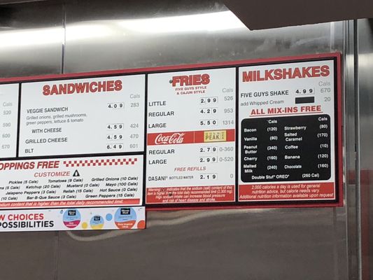Menu photo 6 Five Guys Brooklyn, NY