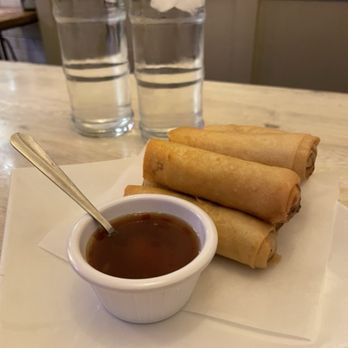 Pinto Thai Bistro - 6 Piece Thai Veggie Egg Rolls - Thai Near Me - San Diego, California Pinto Thai Bistro - 6 Piece Thai Veggie Egg Rolls - Thai Near Me - San Diego, California