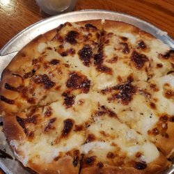 My chicken Alfredo pizza all to myself.