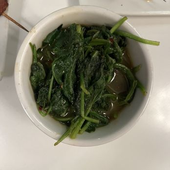 The Pearl - Sautéed Spinach (had a little kick to it) - Seafood Near Me - Boston, Massachusetts