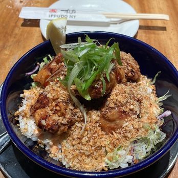 IPPUDO NY - Chicken Karaage Rice bowl (must try!) - Ramen Near Me - New York, New York