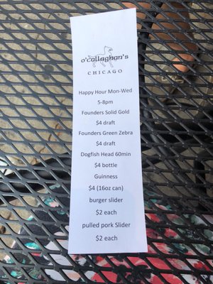 O'Callaghan's by null