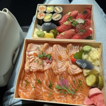 Aji Kiji - Sake don and 6 pcs maguro and maki set - Sushi Bars Near Me - San Francisco, California