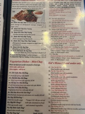 Menu photo 6 Pho Bar Rio Rancho, NM