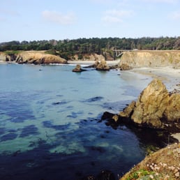 You can take a trail from the property, under the Hwy to the Jug Handle bluffs. This was the most calm I have ever seen the ocean here. You can take a trail from the property, under the Hwy to the Jug Handle bluffs. This was the most calm I have ever seen the ocean here.